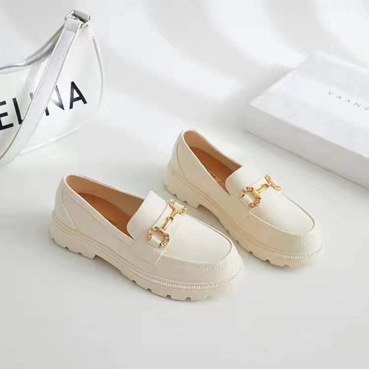 2022 New Retro Tassel Loafers for Women 1305 high heel sandals white