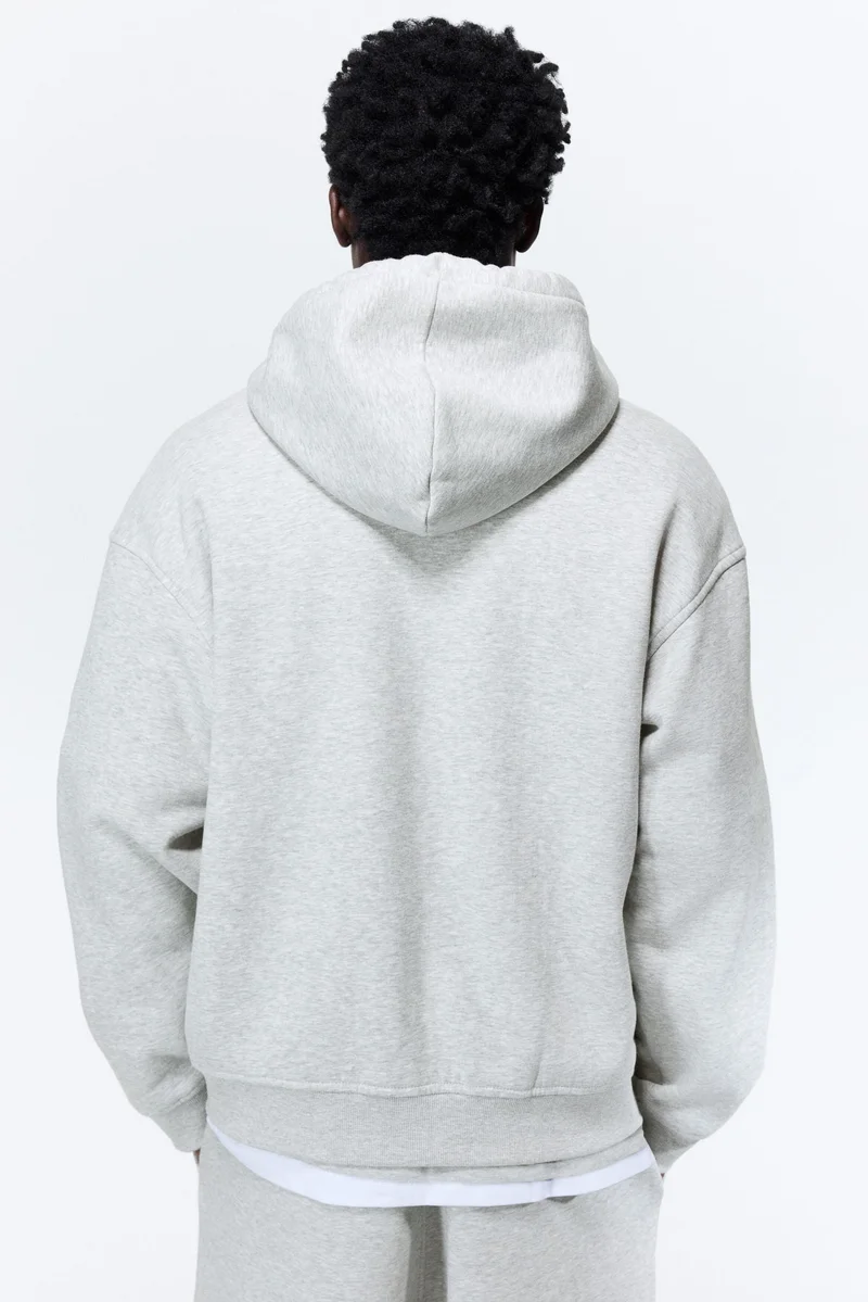 H&M  Loose Fit Zip-through hoodie for Men | Best Price UAE