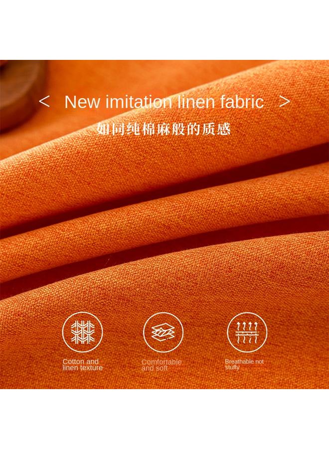 Bluejw Imitation Cotton And Linen Fabric Tablecloth Waterproof Wash-Free Light Luxury High-Level Rectangular Coffee Table Table Mat Desk Tablecloth Linen - Image 4