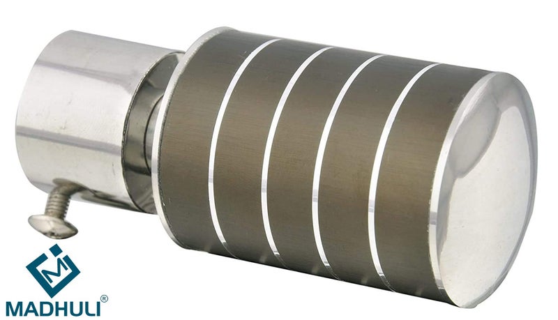 Madhuli Stainless Steel Curtain Finial with Brackets - Pack of 6 - Image 5