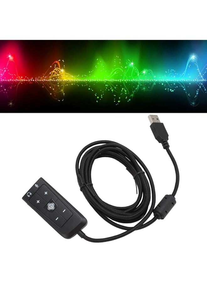 Generic - Goshyda USB to 3.5mm Jack Audio Adapter for HyperX Cloud II, Compatible for PC for PS5 for Xbox Series X/S for Xbox One - Image 1