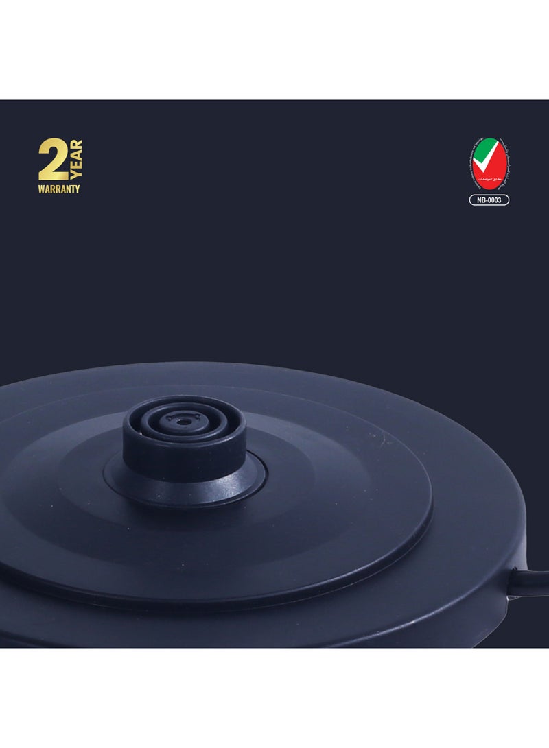 كليكون غلاية كهربائية 2.5 L 1800 W CK5131 أسود/ فضي - Image 5