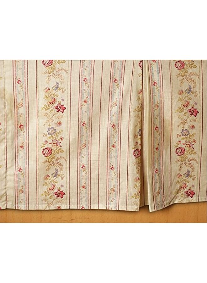 erorex Antique Rose Bed Skirt Twin Multi - Image 3
