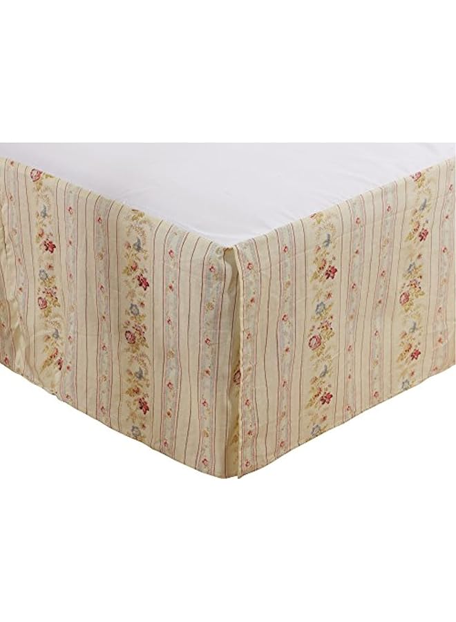erorex Antique Rose Bed Skirt Twin Multi - Image 4