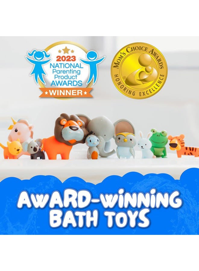 SplashEZ Mold-Free Bath Toys for Babies and Toddlers, Animal No Hole Design for Tub, Beach, Pool - BPA-Free, Dishwasher-Safe, Infant Toys 0-18 Months - Image 5