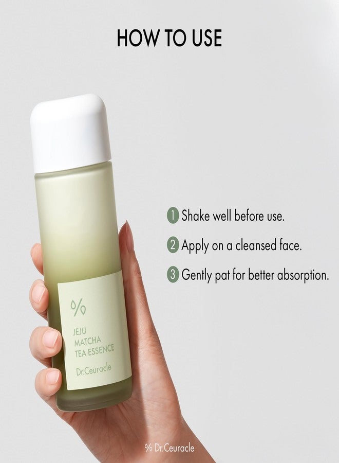 leegeehaam Dr.Ceuracle Jeju Matcha Tea Essence - Skin Purifying Milky Toner with Matcha Extract, 9-Peptide, Ceramide, Korean Skincare Essence (150 ml / 5.07 fl. oz.) - Image 5