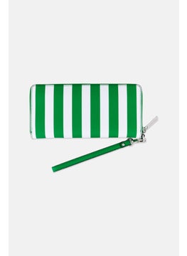 Michael Kors Women Striped Wallet 11 H x 22 L x 3 W cm, White  - Image 2