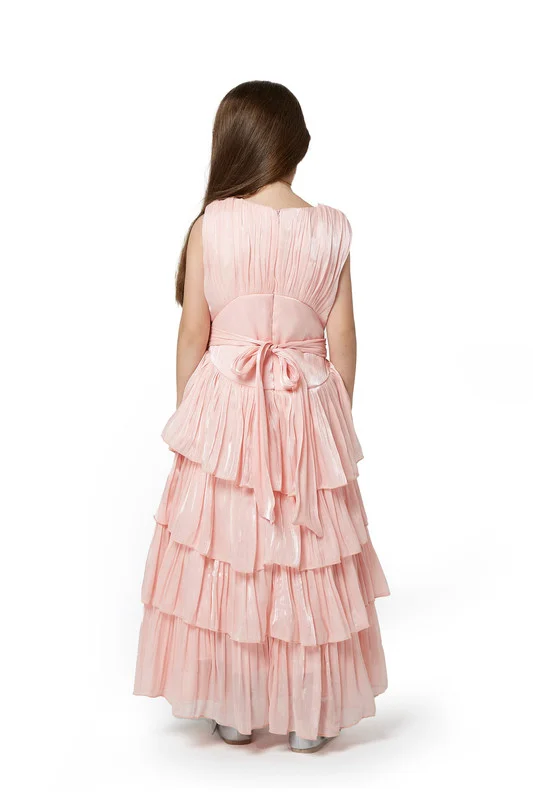 Amri Tiered Chiffon Dress