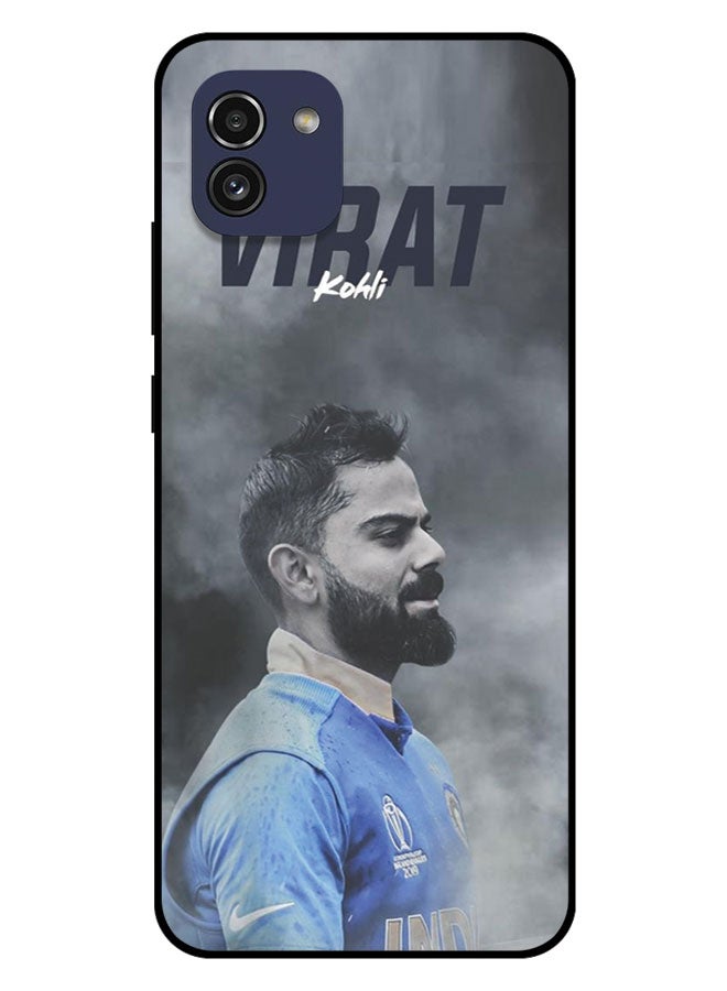 EYE CATCH Printed Protective Case Cover For Samsung Galaxy A03  -  Virat Kohli - Image 1