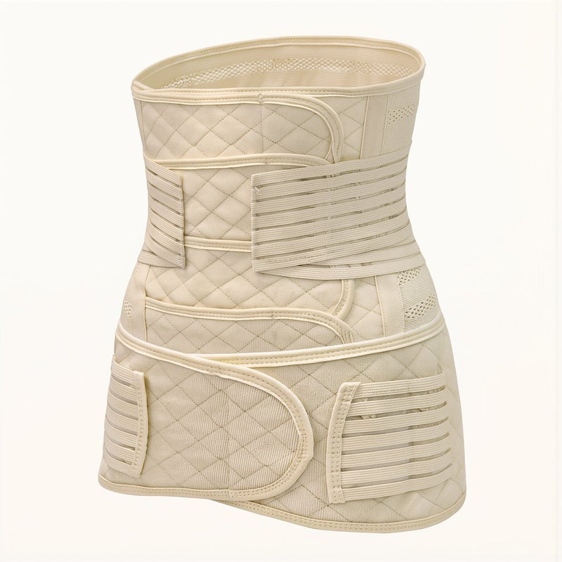 Durable Washable Postpartum Belt No Deformation Long Last Use M Beige Set - Image 4