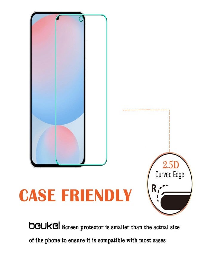 beukei (4 Pack) Compatible for Samsung Galaxy S24 FE 5G / Galaxy S24 FE [FE Model Only] Screen Protector Tempered Glass,Touch Sensitive, 9H Hardness - Image 4