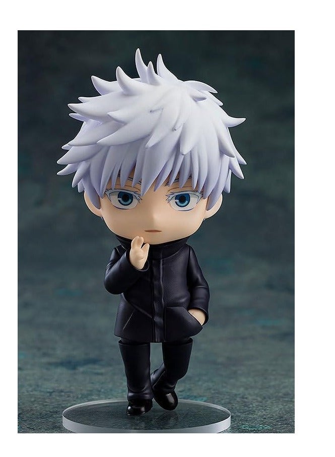 general تمثال جوجوتسو كايسن النسخة Q 1528# غوجو ساتورو بوجه قابل للتغيير، تمثال مصنوع يدويًا، زينة مناسبة للمشجعين والأصدقاء كهدية (10 سم) - Image 3