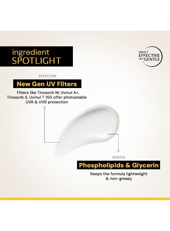 Deconstruct Gel Sunscreen for Oily skin SPF 50 PA++++ |100% Photostable Sunscreen |4 New Gen UV Filters |In-Vivo |Lightweight, Airy, Non-greasy |For oily, combination, normal skin |For Men & Women - 50gm - Image 4