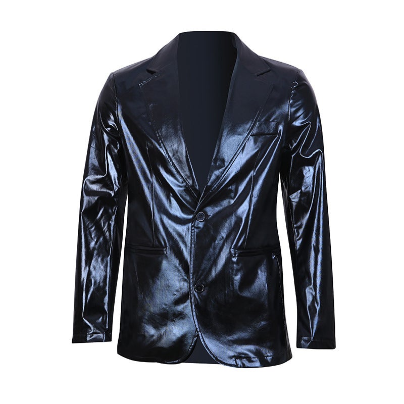 2025 Export New Stamping Glossy Casual Suit Slim Men'S Suit - Image 4