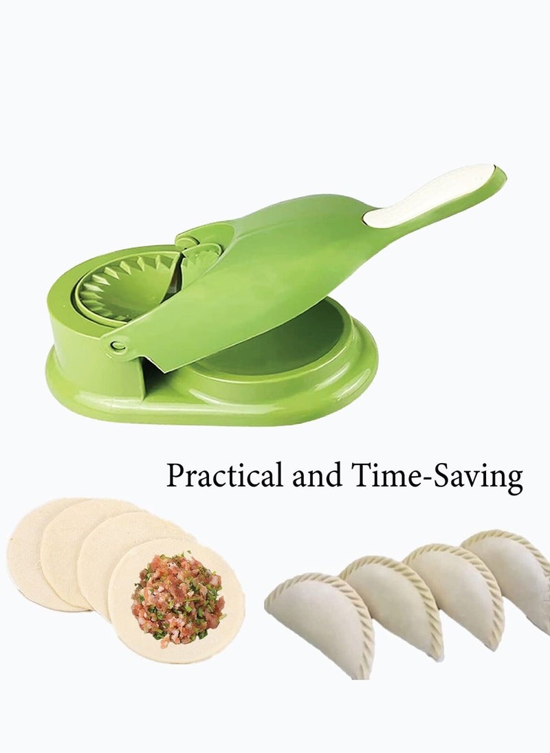 Dough Press With Dumpling Maker Mould Easy to Use Random Colour