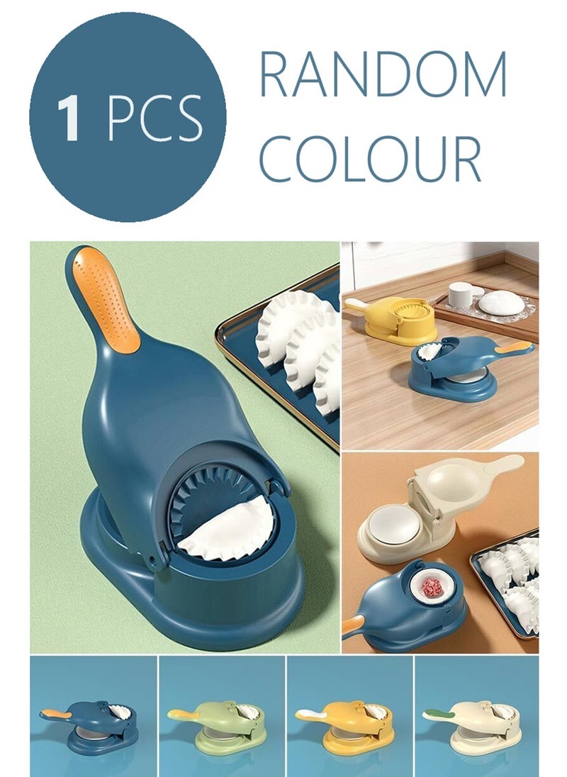 Dough Press With Dumpling Maker Mould Easy to Use Random Colour