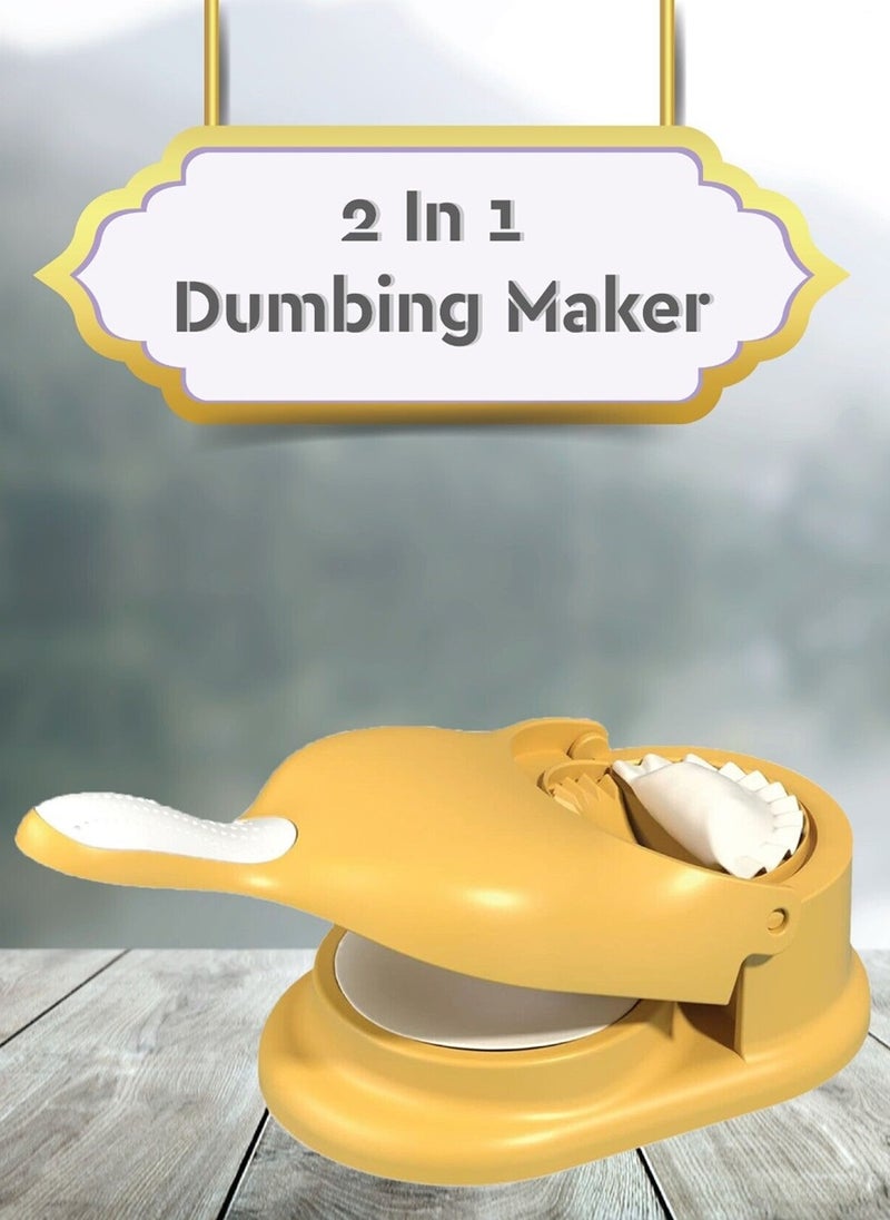 Dough Press With Dumpling Maker Mould Easy to Use Random Colour