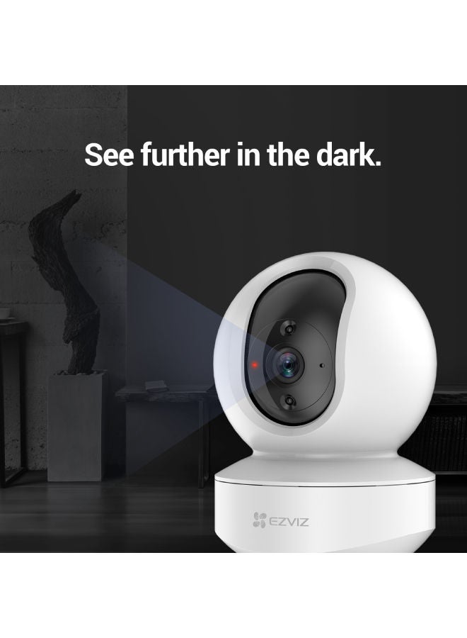 EZVIZ TY1 Security Camera Indoor Wi-Fi 1080P, Baby Pet Monitor with Motion Detection, Smart Tracking, Smart Night Vision, Wireless, 2-Way Audio, Compatible with Alexa, White - Image 5