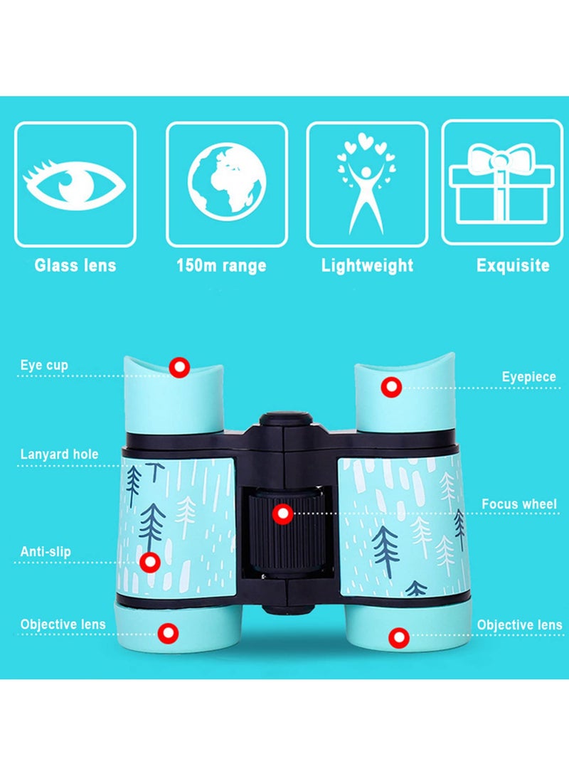 Generic 4X30mm Kids Binoculars Telescope for Children Educational Learning Outdoor Bird Watching Folding Optics Easy Focus Travel Telescope for Boys Girls Beginners Explorers  - Image 4