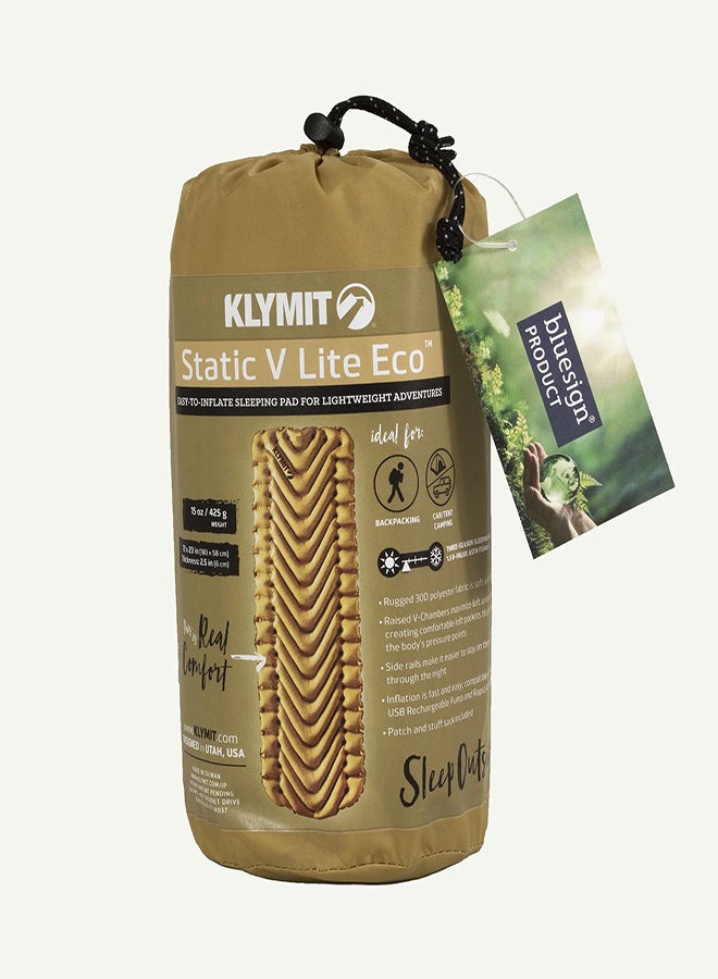 KLYMIT by ADVENTURE HQ Static V Lite Eco Sleeping Pad - Image 3