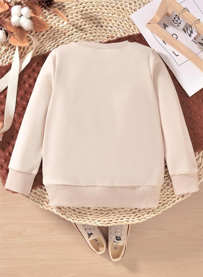 CPEI Toddler Girl 2nd Birthday Outfits Im Two Cute Sweatshirt 2 Year Old Birthday Girl Sweatshirt (US, Age, 2 Years, Beige) - Image 5