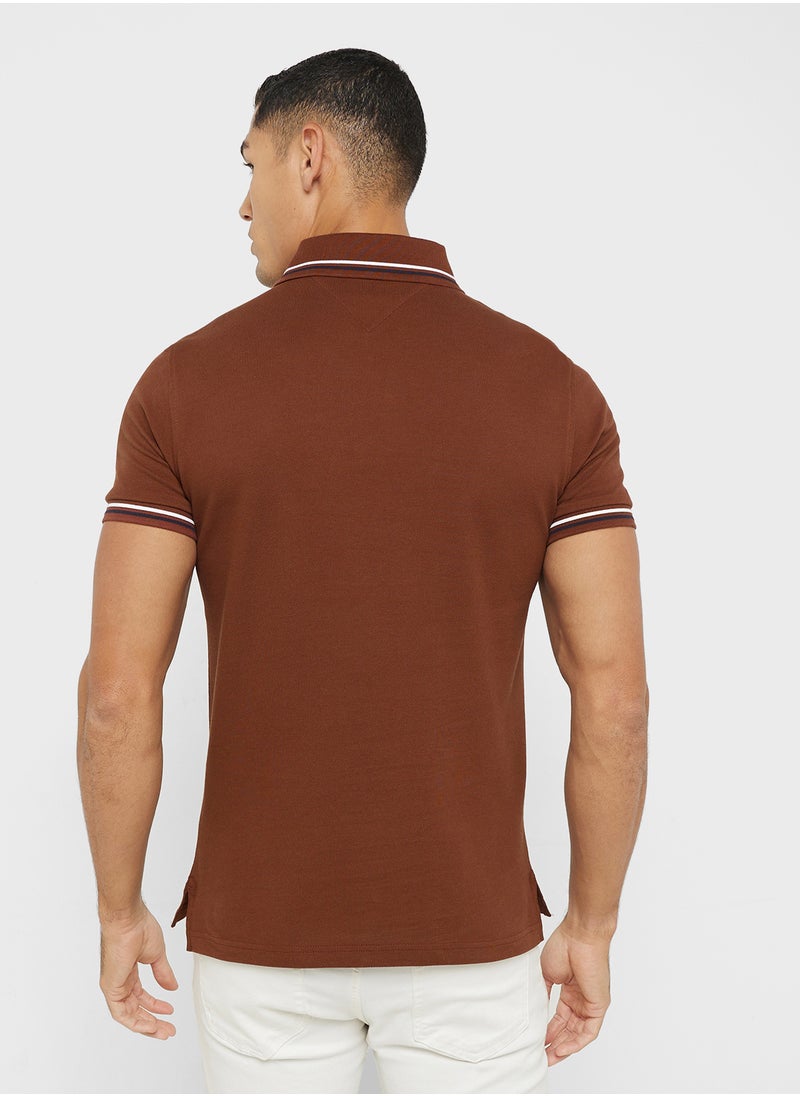 TOMMY HILFIGER Slim Tipped Polo  - Image 2