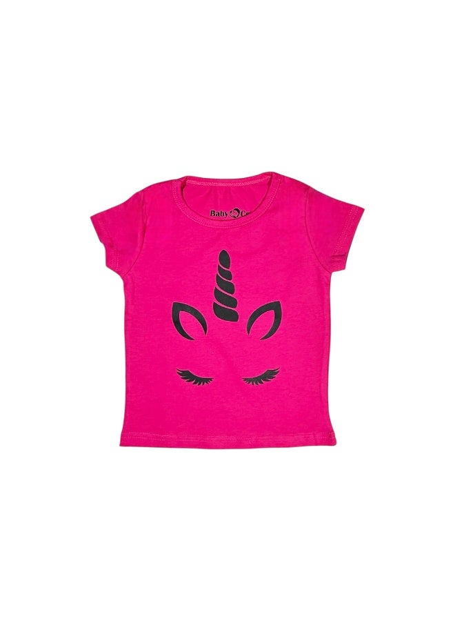 بيبي كو تيشيرتات بناتي "هي جيرل" و"يونيكورن" - Image 3