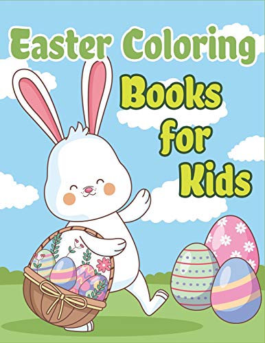 Easter Coloring Books For Kids Happy Easter Basket Stuffers For Toddlers And Kids Ages 37 Easter  - Image 1