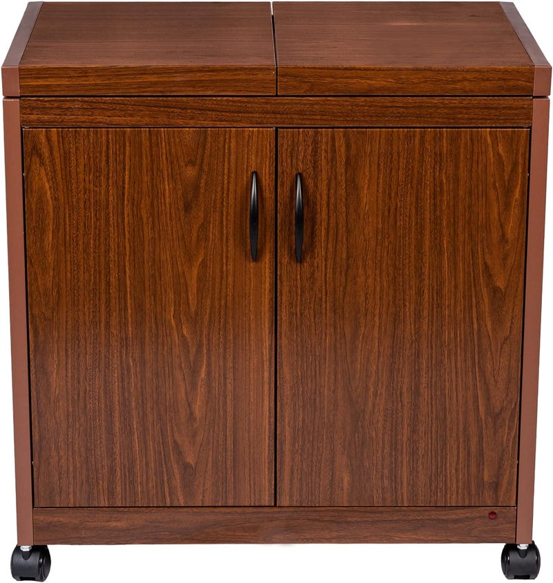 Gorenje Wolf Power Freestanding 3 Dish Food Warmer Trolley With Slide Cover, Mahogany, WPS6232DB WPS6232DB Mahagony - Image 3