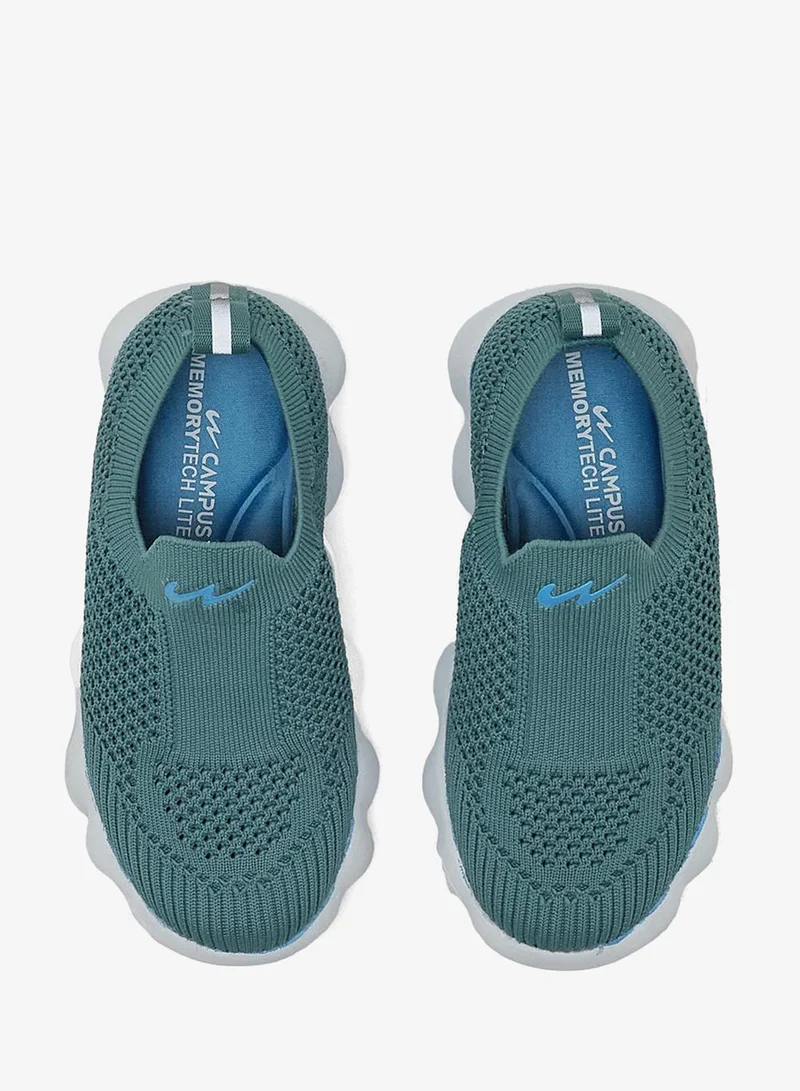 CAMPUS Slate Grn Campus Kids' Unisex Slip-On Sneakers – Lightweight, No-Lace, Flexible – Slate Green  | Best Price UAE