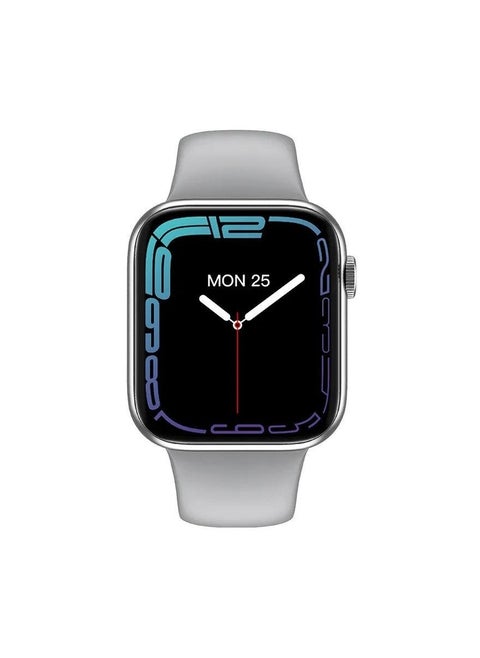 New 2023 HW67 PLUS Smart Watch Bluetooth Call NFC Wireless Charging Heart Rate - Silver