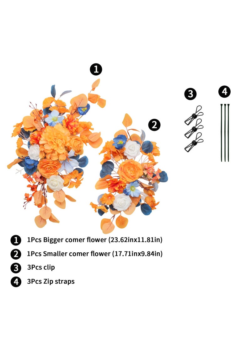 BASIMAN BASIMAN Set of 2 Wedding Arch Flowers  - Image 1