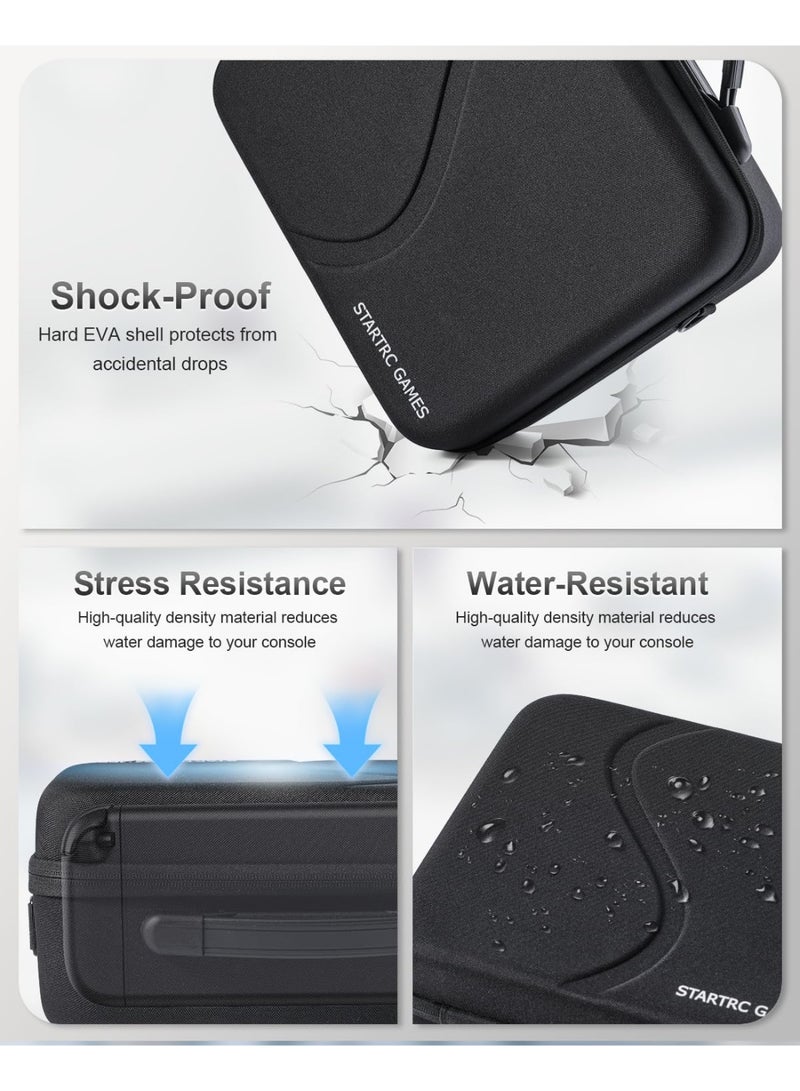 STARTRC GAMES Carrying Case for Nintendo Switch 2 (2025), Large All in One Hard Travel Case with Game Card Slots, Portable Protective Carry Bag for Switch 2 Accessories, Pro Controller and Other Accessories - Image 4