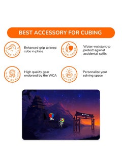 Cubelelo Cubelelo Discovery Mat for Kid| Premium Speed Cube Mat with Anti-Slip Surface | Ideal for Speedcubing Practice & Competition Setup | Durable & Portable Design  - Image 3