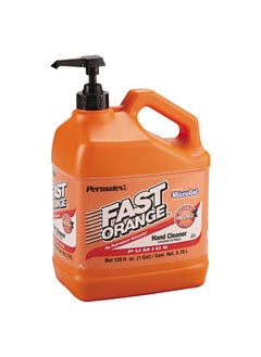 Permatex 25219 Fast Orange Pumice Lotion Hand Cleaners Citrus Bottle With Pump 1 Gal 128 Fl Oz (Pack Of 1) 