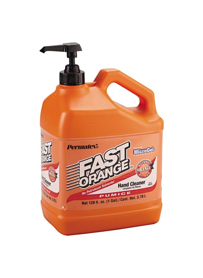 25219 Fast Orange Pumice Lotion Hand Cleaners Citrus Bottle With Pump 1 Gal 128 Fl Oz (Pack Of 1)
