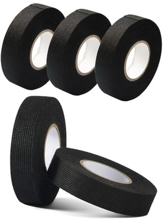 promass 5 Rolls Automotive Wiring Harness Tape,High Temp Wire Harness Wrapping Tape for Auto Electrical Wrap, Protection, Insulation 19mm× 20mBlack - pzsku/Z8B7DCC43CE5F247147DBZ/45/_/1742934924/ca9e3d2e-242c-4dcf-9d31-cbc703f72bc8