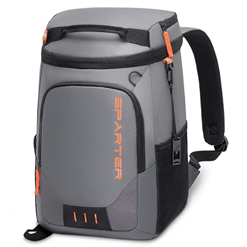 SPARTER Backpack Cooler Insulated Leak Proof 33 Cans, 2 Insulated Compartments Thermal Bag, Portable Lightweight Beach Travel Camping Lunch Backpack for Men and Women - Image 1