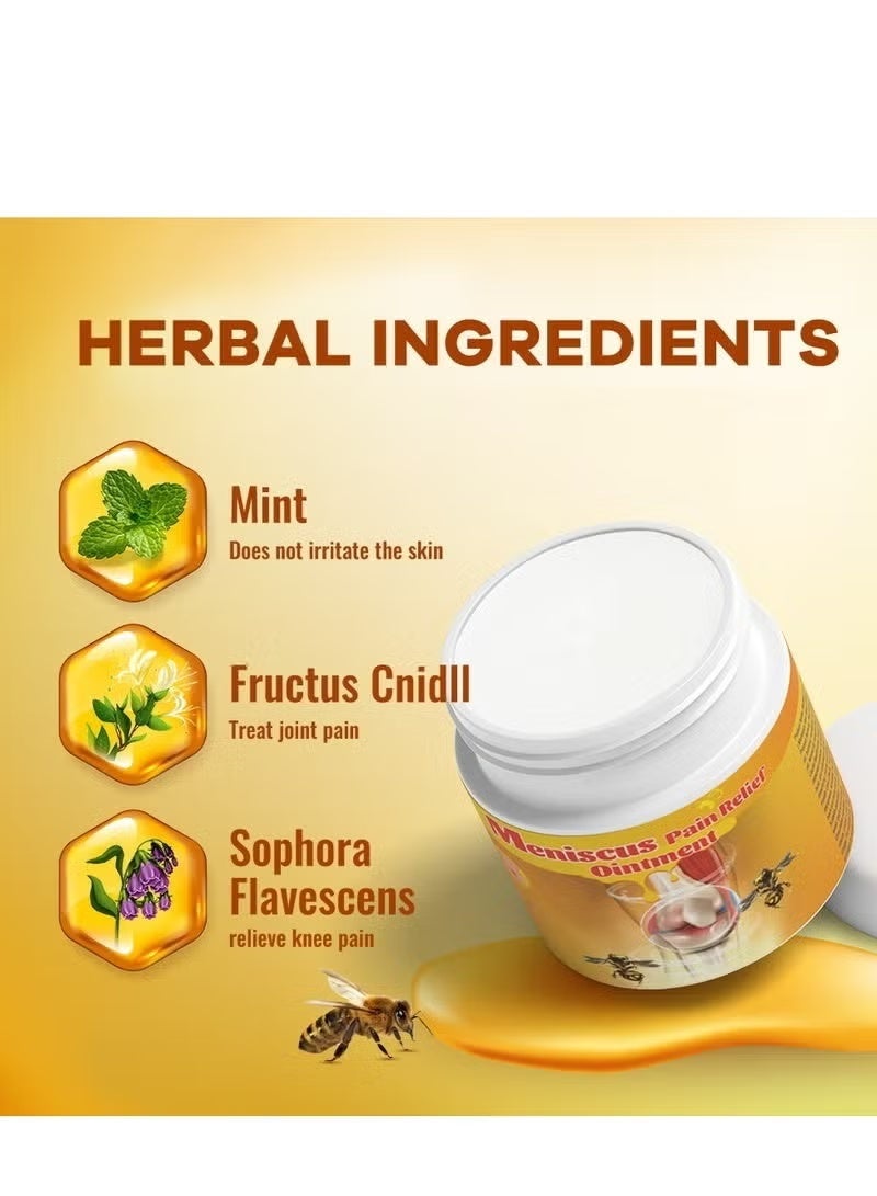 Sumifun Bee venom pain relief cream, fast-absorbing ointment for joint and knee pain relief, gentle soft articular cartilage treatment cream, medicated bandage for relieving muscle pain in the knee joint and arthritis. - Image 2