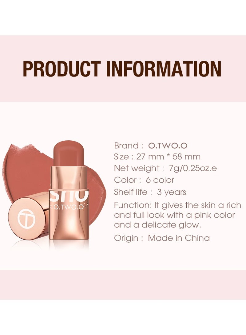 O.TWO.O Blush Stick Glow 01 Youthful - 7g - Image 2