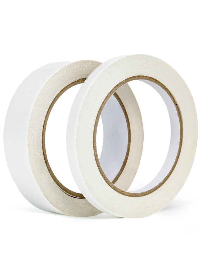 2PCS Double-Sided Sticky Fabric Tape, Two Rolls No Sewing, Gluing, or Ironing Stitch Adhesive Cloth Tape for No Sew, No Iron Hemming, Perfect for Pants, Crafts, and DIY Projects - Image 1