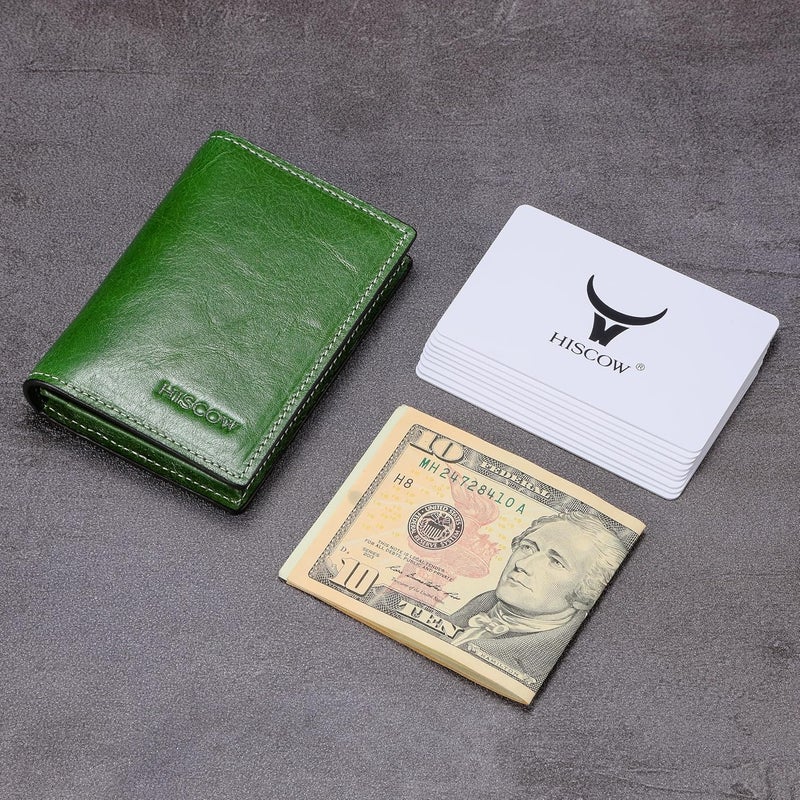 HISCOW Leather Business Card Case Holder for Men & Women, Italian Calfskin - Image 3