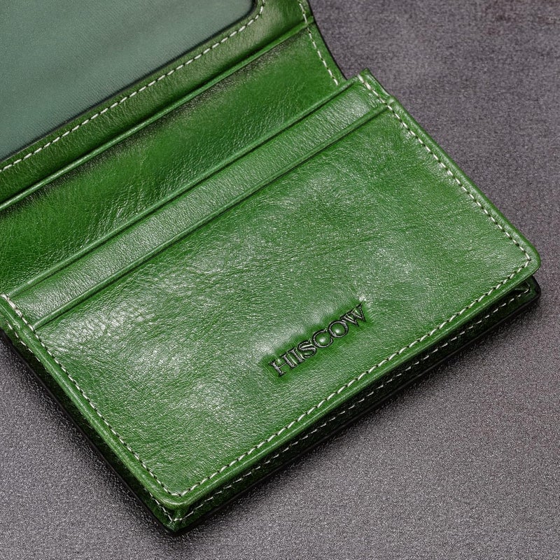 HISCOW Leather Business Card Case Holder for Men & Women, Italian Calfskin - Image 5