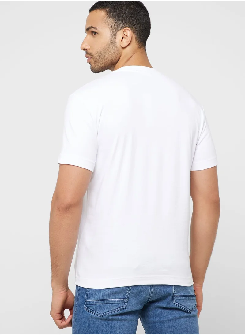 CALVIN KLEIN Logo Crew Neck T-Shirt