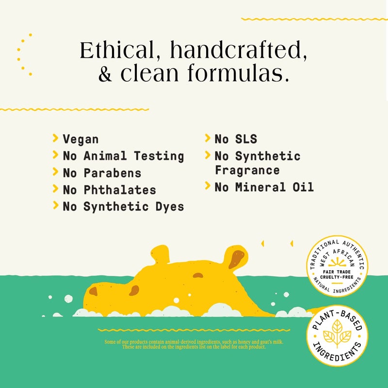Alaffia Babies and Kids Bubble Bath, Gentle Baby Essentials for Delicate Skin, Cleansing & Calming Bubbles, Plant Based Formula, Vegan, Eucalyptus Mint (2 Pack - 32 Fl Oz Ea) - Image 4