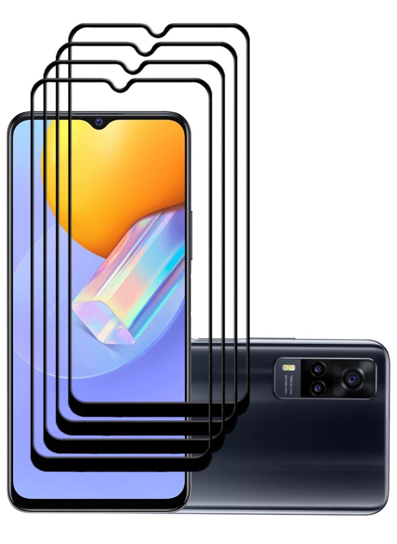 ACLIX 4 Pieces Antistatic ESD Dustproof Premium Quality High Definition Tempered Glass Screen Protector Designed For vivo Y31 - Image 1