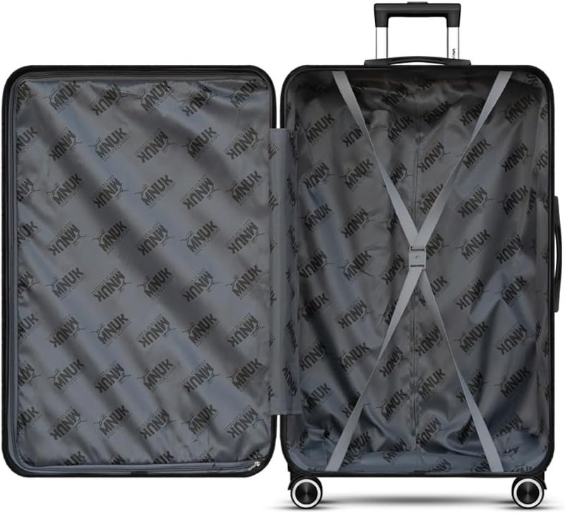 MNUK Destiny Carry-on Luggage | Hardside Soft Handle Trolley with TSA Lock | 360° 4 Wheeler (Blue, Checked Luggage 28- Inch) - Image 3