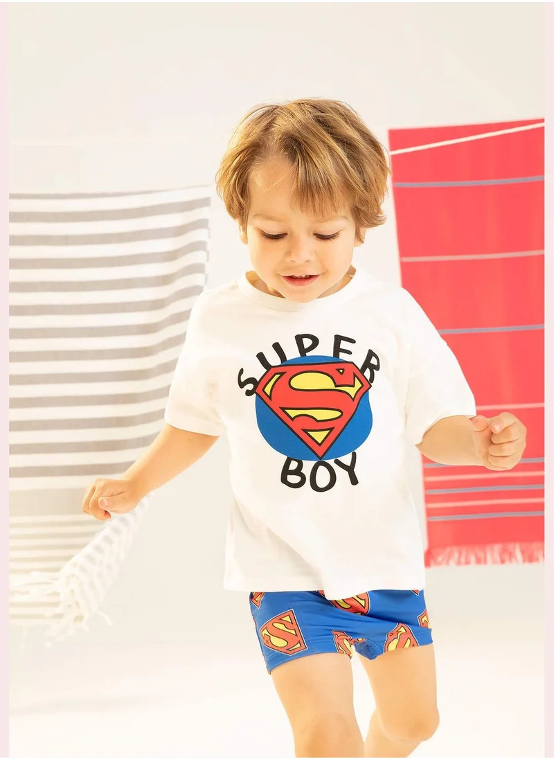 ديفاكتو Superman Print Swimming Short