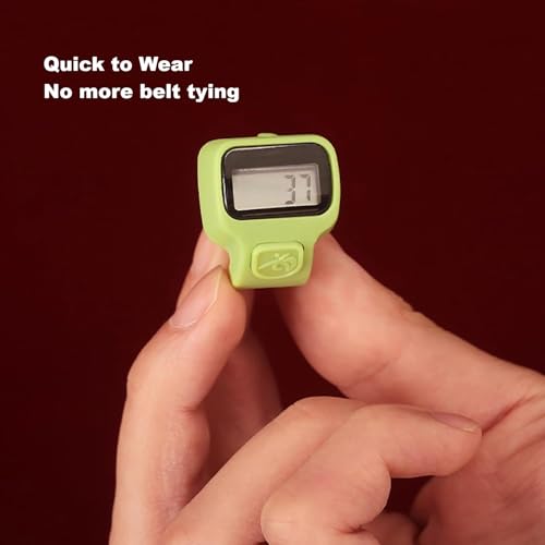 SpiderJuice 1Pc 99999 5 Digit Multiuse Digital Electronic Portable Mini Hand Tally Clicker Counter Finger Ring Mantra Jaap Device Machine Cricket Umpire Counting Zikr Ziker Dhikr - Image 3