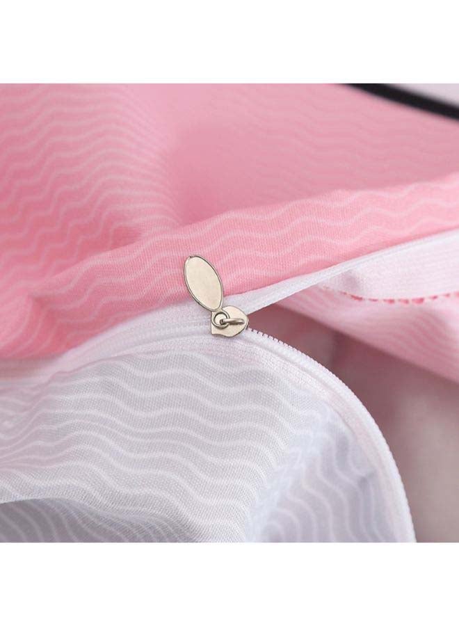 NIBEMINENT 4-Piece Printed Duvet Cover Set Polyester Multicolour - Image 3